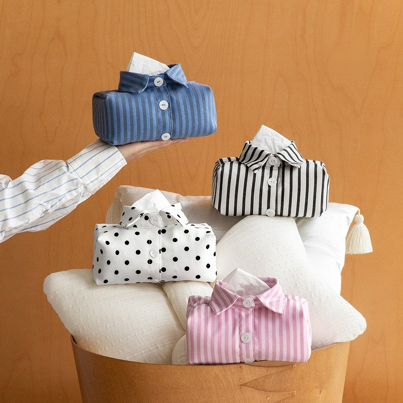 Luxury Shirt Tissue Box Cover – Creative Desktop Paper Towel Holder