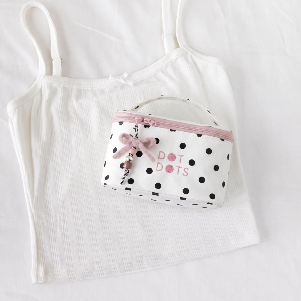 Polka Dot Makeup Bag