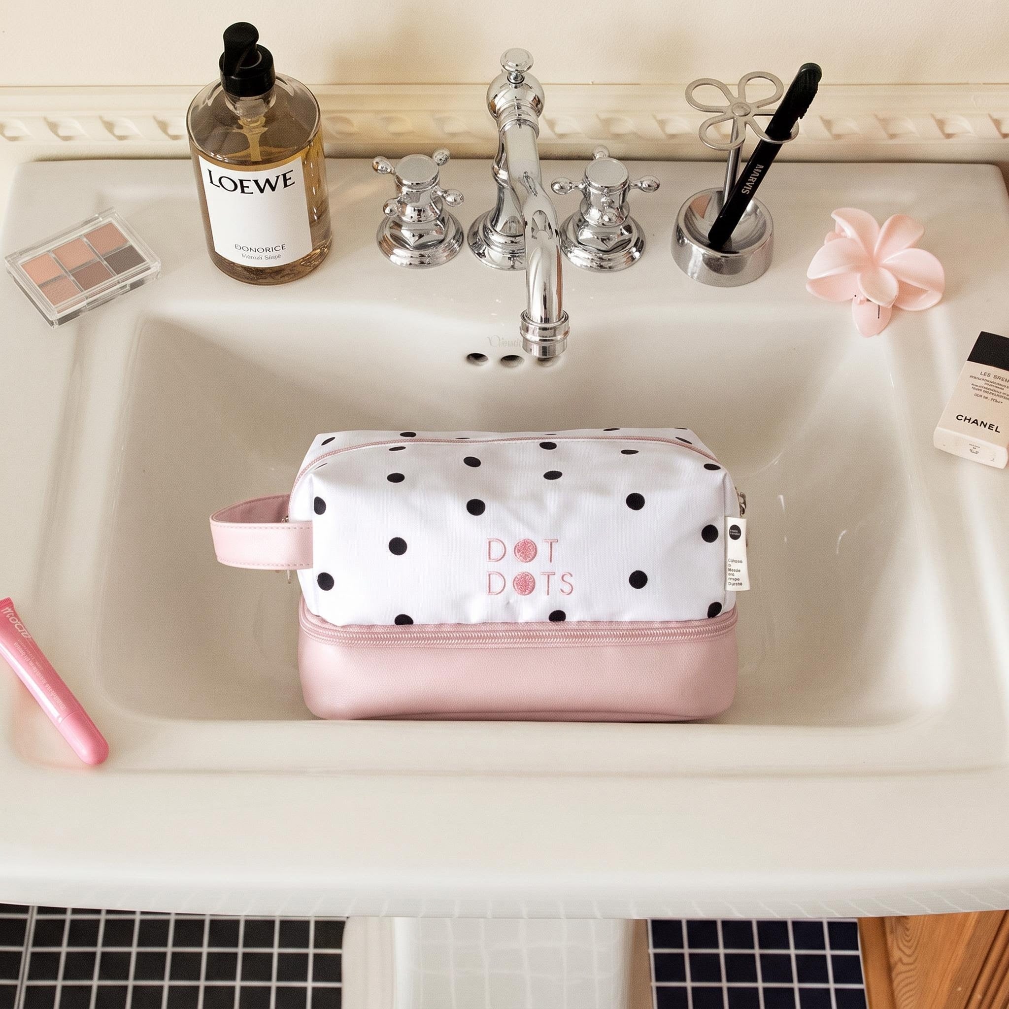 Double-Layer Travel Toiletry Bag