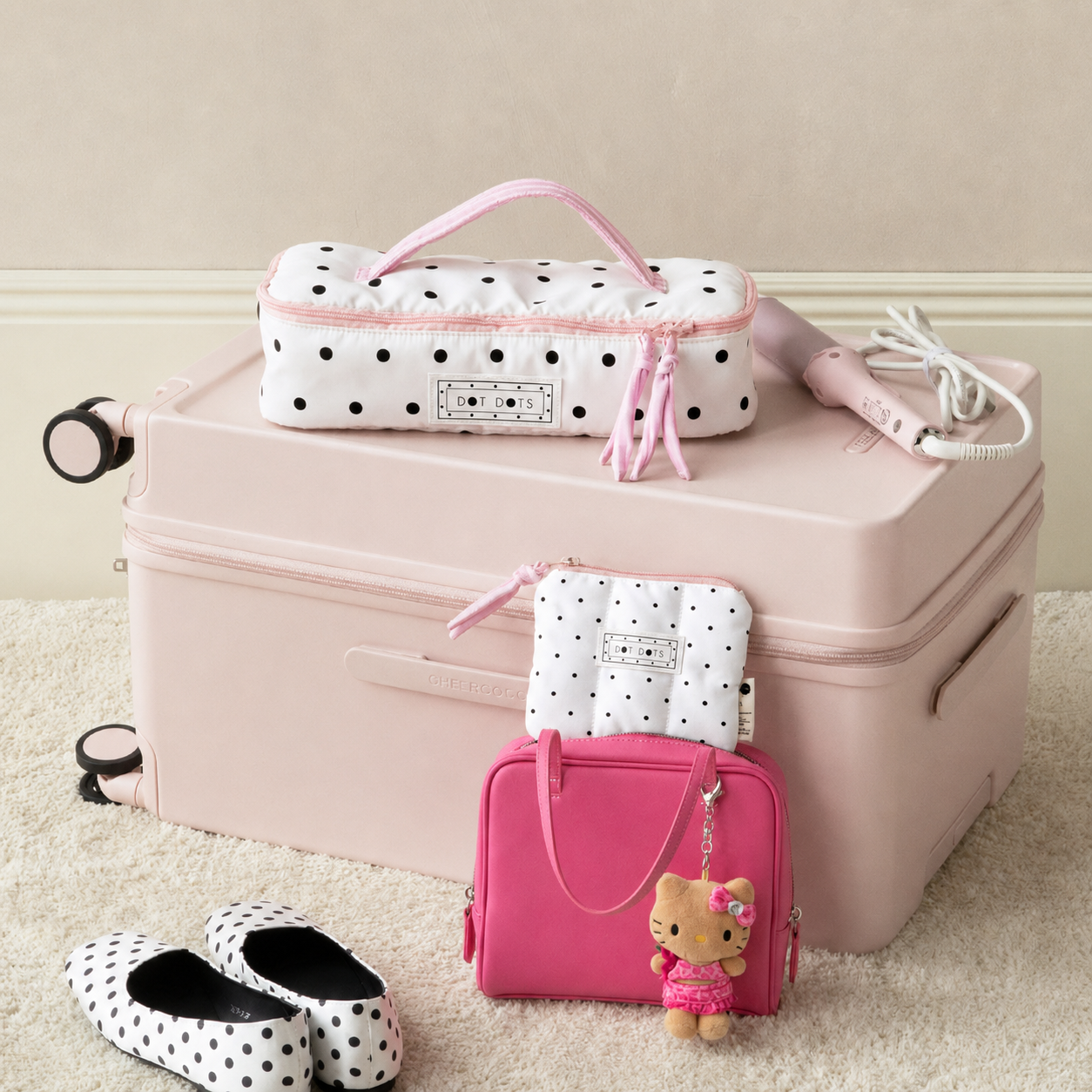 Cloud Island Travel Makeup Bag