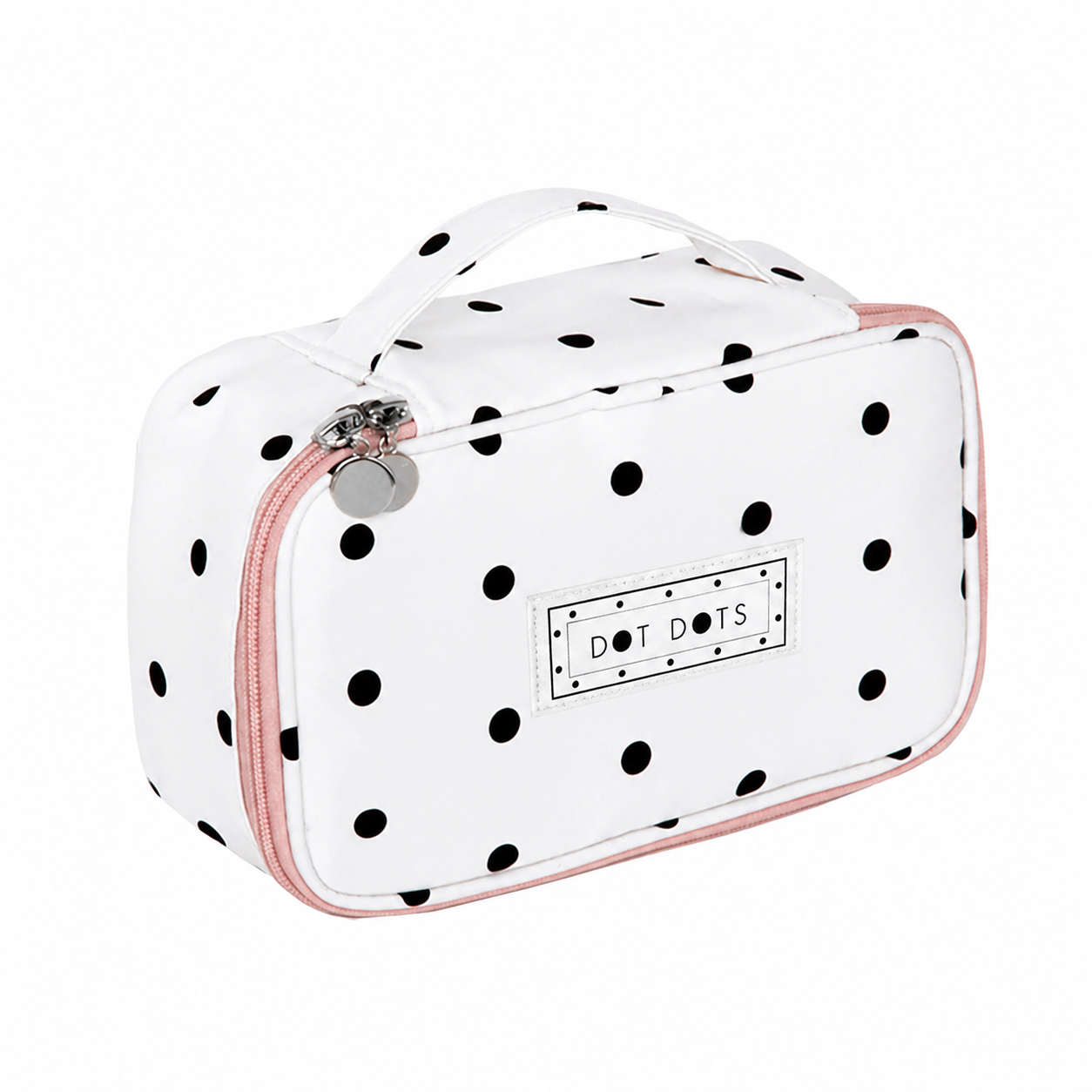 Polka Dot Music Box Cosmetic Bag