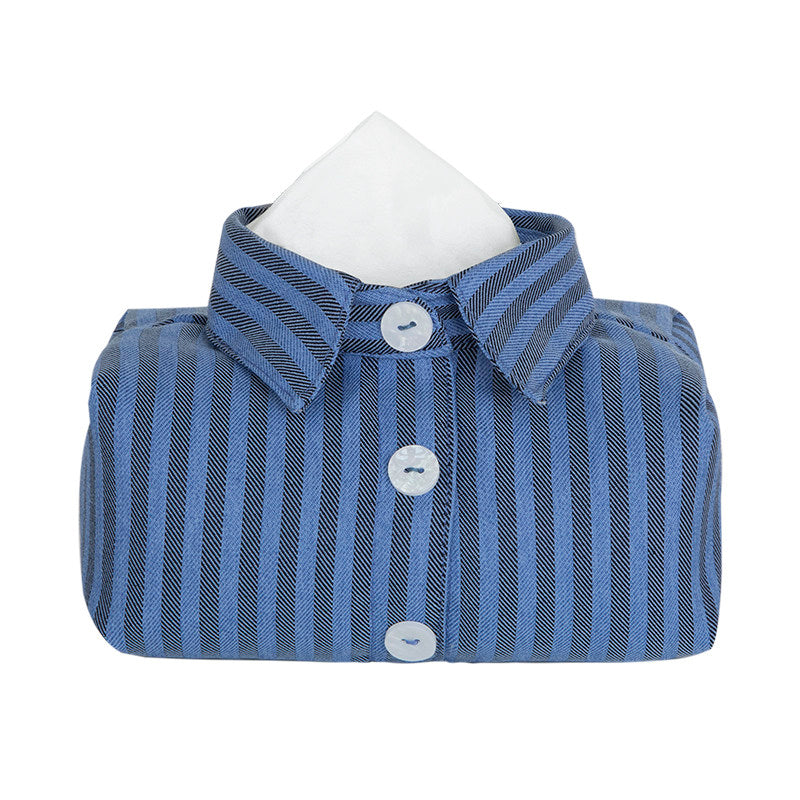Luxury Shirt Tissue Box Cover – Creative Desktop Paper Towel Holder