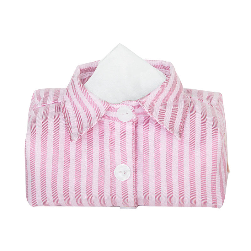 Luxury Shirt Tissue Box Cover – Creative Desktop Paper Towel Holder