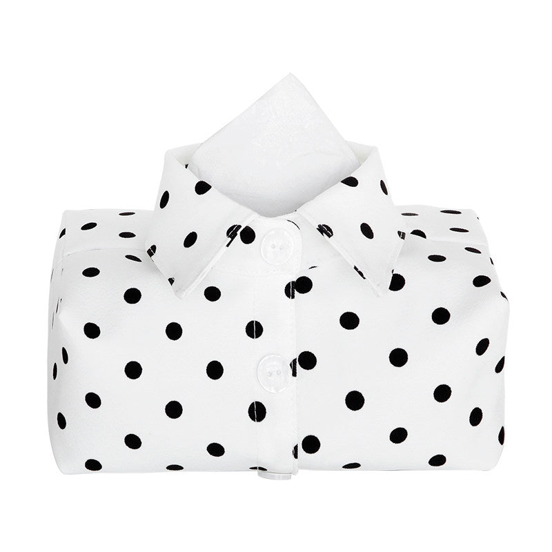 Luxury Shirt Tissue Box Cover – Creative Desktop Paper Towel Holder