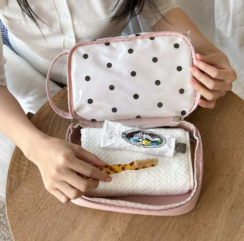 Double-Layer Travel Toiletry Bag