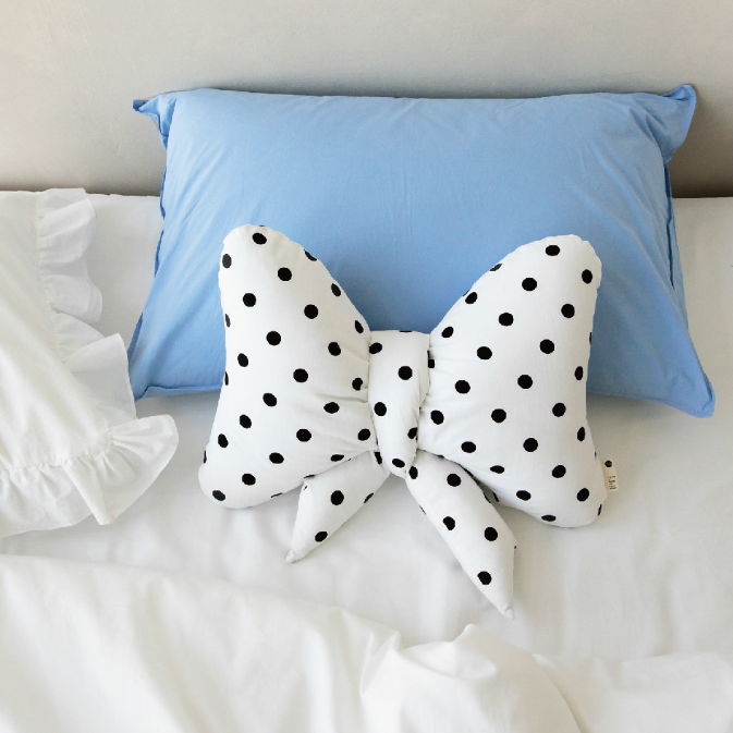 Dream Drift Polka Dot Lumbar Pillow