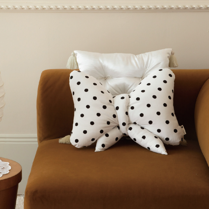 Dream Drift Polka Dot Lumbar Pillow