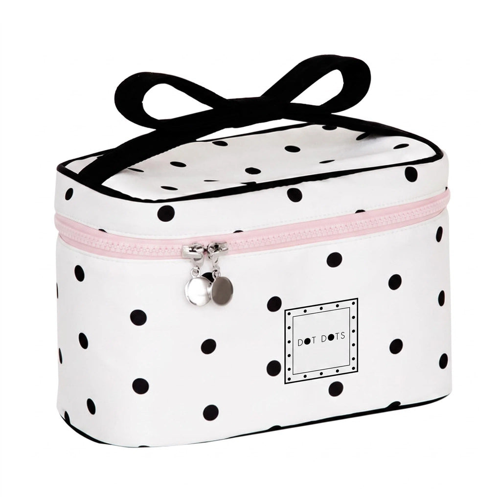 Large-Capacity Waterproof Makeup Bag with Handle